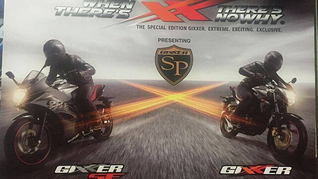 Suzuki readying Gixxer SP editions for festive season
