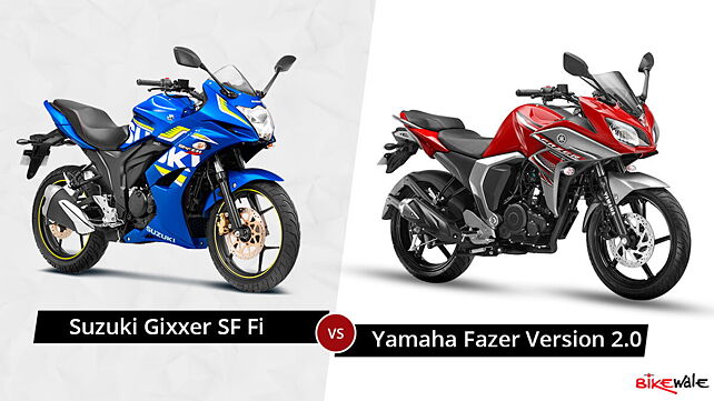 Suzuki Gixxer SF Fi vs Yamaha Fazer Version 2.0: Spec Comparison