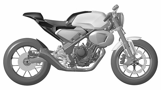 Honda applies for a patent for 300TT Racer roadbike