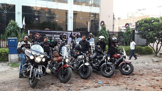 First Indian Motorcycle Riders Group ride to Daman