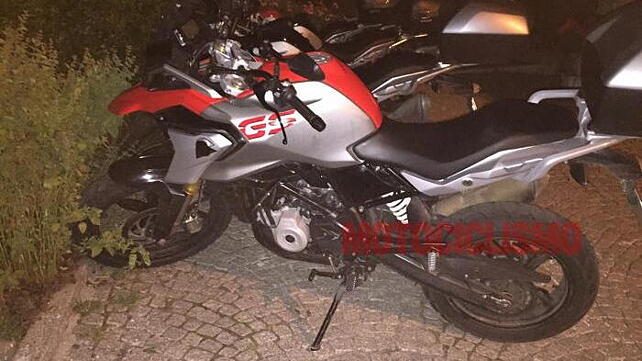 Revealing spy shots of the upcoming BMW G310GS surface