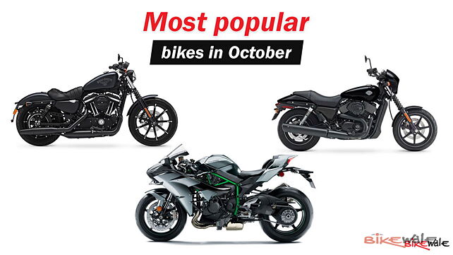 Most popular big bikes in October