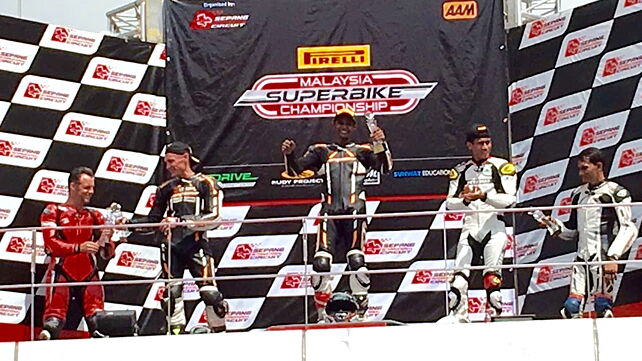 Rajini Krishnan finishes fifth in Malaysia superbike championship