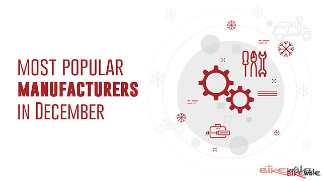 Most popular manufacturers in December