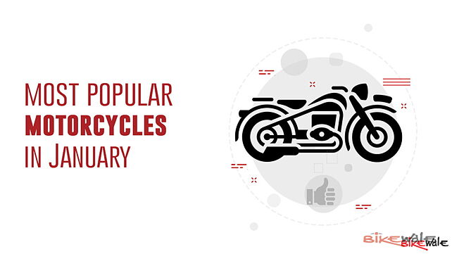 Most popular motorcycles in January