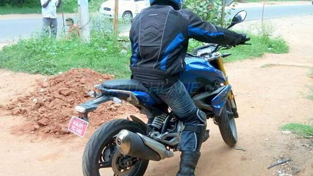 BMW G 310 R spotted in India without camouflage.