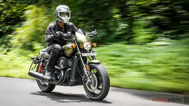 harley street rod mileage