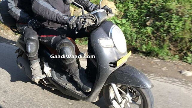 Honda Scoopy scooter spied testing in India
