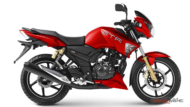 TVS Apache RTR matte red prices announced