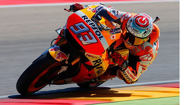 MotoGP Aragon: Marquez wins on all-Spanish podium