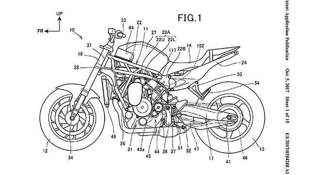 Honda patents supercharged V-twin powertrain