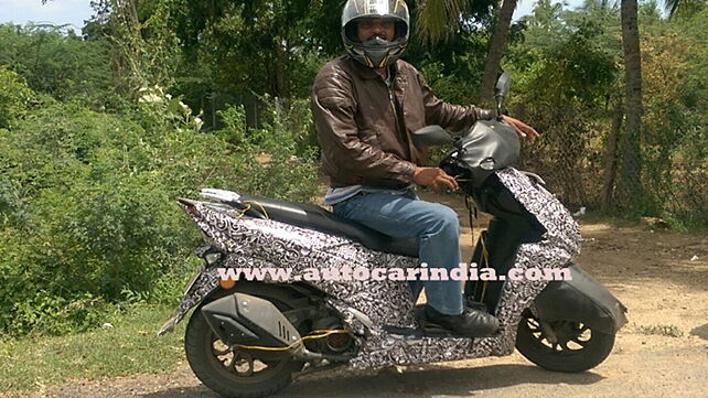 TVS’ new premium scooter spotted testing