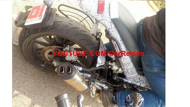 Benelli Leoncino spotted testing in India