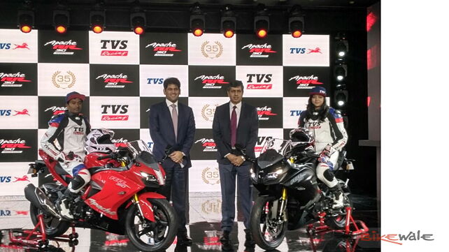 TVS Apache RR 310 launched at Rs 2.05 lakhs