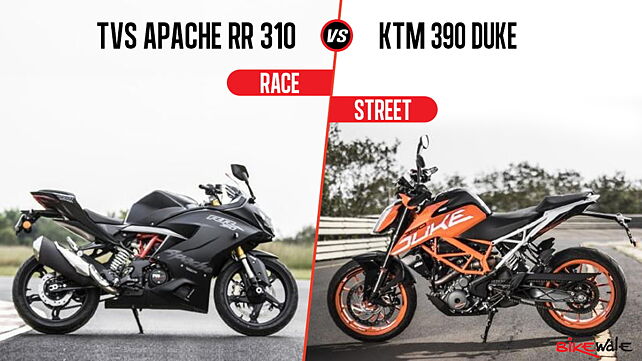 TVS Apache RR 310 vs KTM 390 Duke: Race or Street