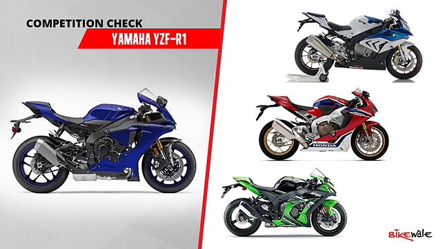 Yamaha YZF-R1 vs Kawasaki Ninja ZX-10R vs Honda CBR1000RR Fireblade vs BMW S1000RR 