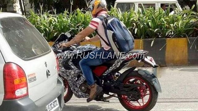 Bajaj Pulsar RS200 spied in new colour, might also get updates for 2018