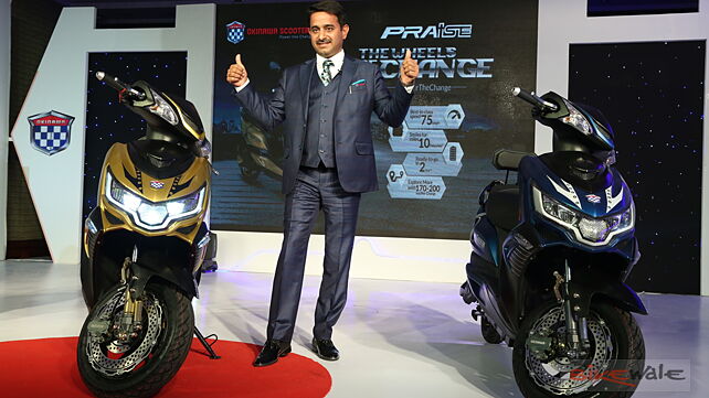 Okinawa Praise electric scooter launched at Rs 59,889