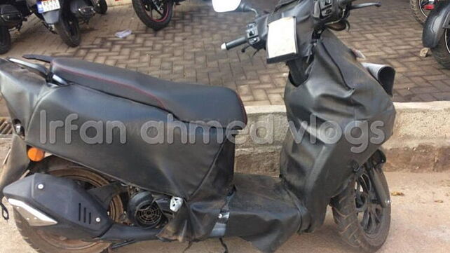 TVS’ upcoming scooter spied testing
