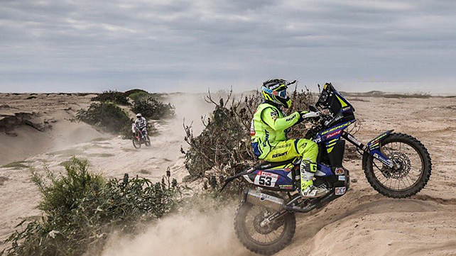 Aravind KP crashes out of Dakar 2018 in Stage 5