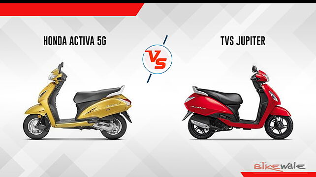 Honda Activa 5G vs TVS Jupiter: Spec Comparison