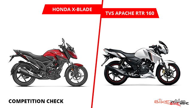 Honda X-Blade vs TVS Apache RTR 160: Competition Check