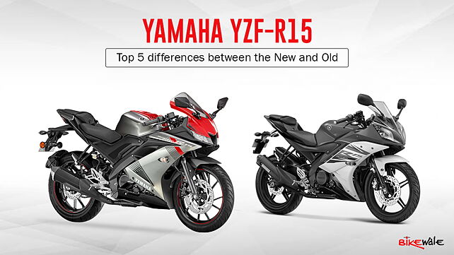 Top 5 differences between the old and new Yamaha YZF-R15