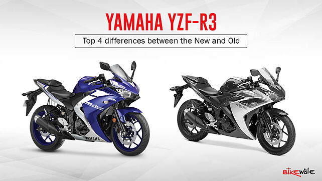 4 differences  between old and new Yamaha YZF-R3
