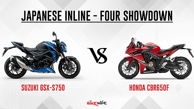 Suzuki GSX-S750 vs Honda CBR650F - Japanese inline-four showdown