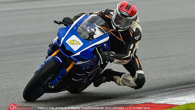 Rajini Krishnan off to a great start at Malaysian Superbike Championship