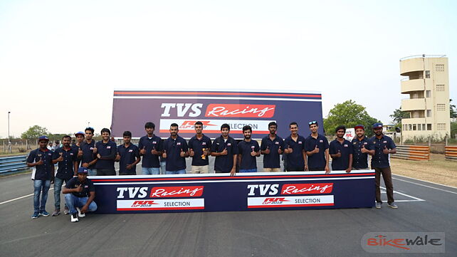 TVS concludes Apache RR Cup selection round; selects 12 riders
