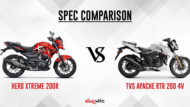 Hero Xtreme 200R vs TVS Apache RTR 200 4V – Spec Comparison