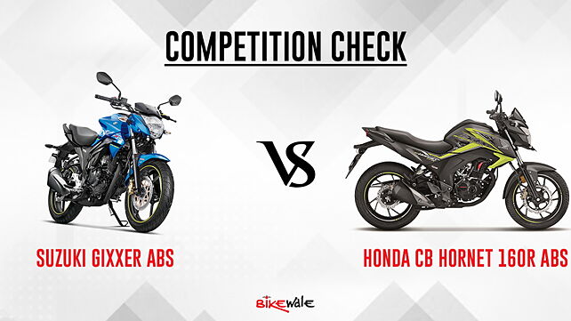 Suzuki Gixxer ABS vs Honda CB Hornet 160R ABS – Competition Check