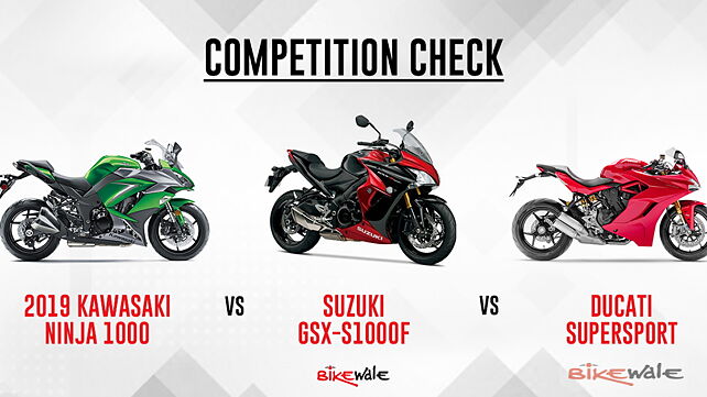 2019 Kawasaki Ninja 1000 vs Suzuki GSX-S1000F vs Ducati SuperSport: Competition Check