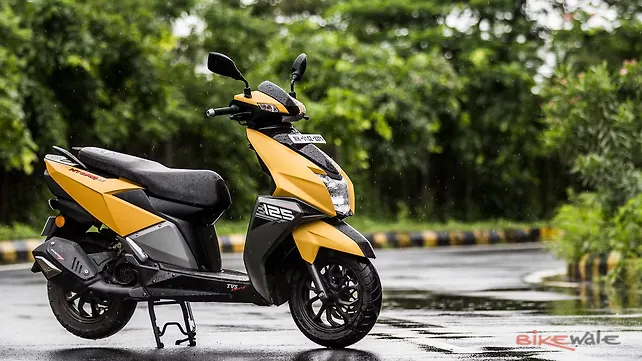 TVS Ntorq 125 Front Three-Quarter