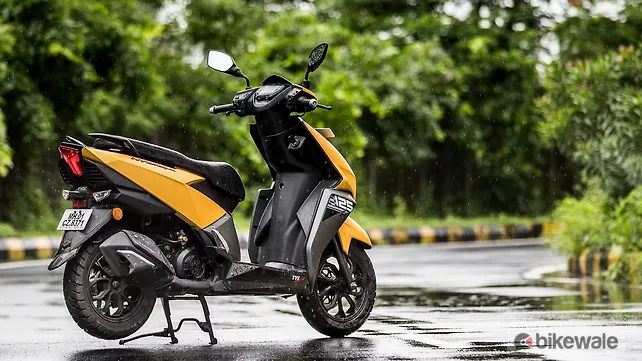 TVS Ntorq 125 Rear Three-Quarter