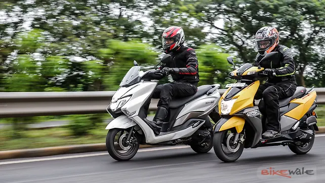 Suzuki Burgman Street vs TVS Ntorq