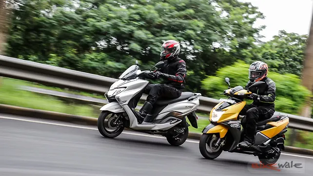 Suzuki Burgman Street vs TVS Ntorq