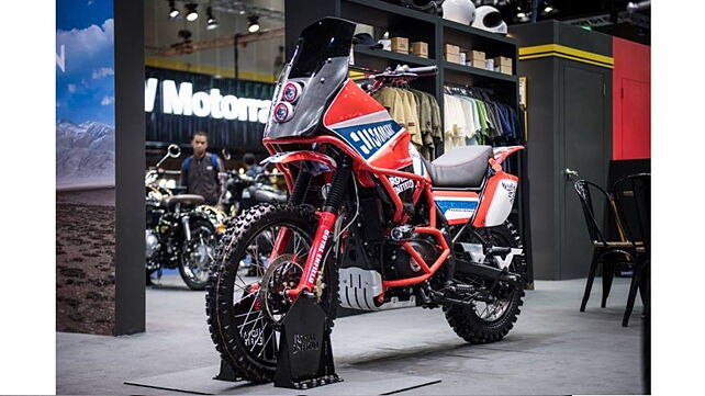 Dakar inspired Royal Enfield Himalayan showcased in Thailand