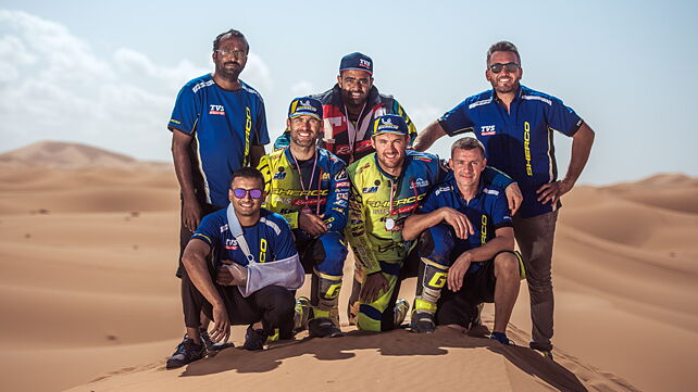 Sherco TVS wins PanAfrica Rally; Metge finishes first