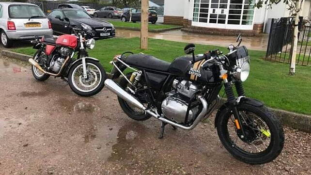 Royal Enfield Continental GT 650 spotted with accessories
