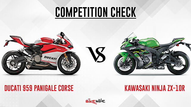 Ducati 959 Panigale Corse vs Kawasaki Ninja ZX-10R: Competition Check