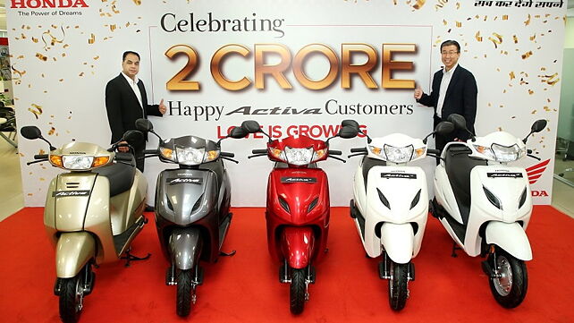 Honda Activa crosses 2 crore sales mark