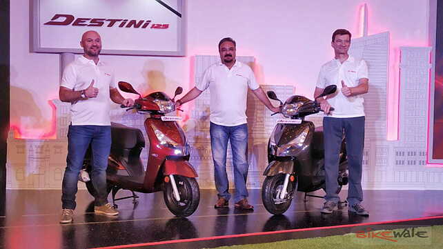 Hero Destini 125 launched in India at Rs 54,650