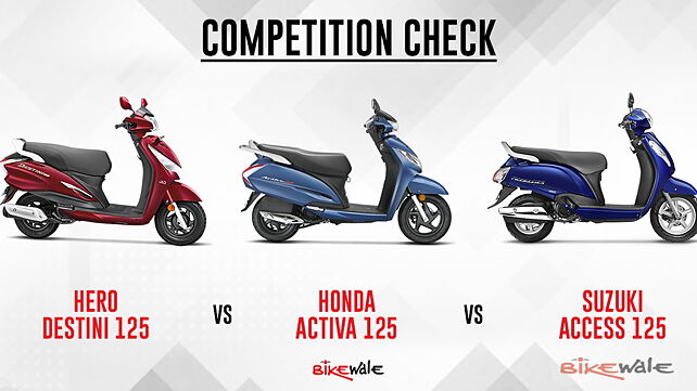 Hero Destini 125 vs Honda Activa 125 vs Suzuki Access 125: Competition Check