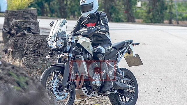 New Triumph Tiger 800 spotted; to be revealed next year