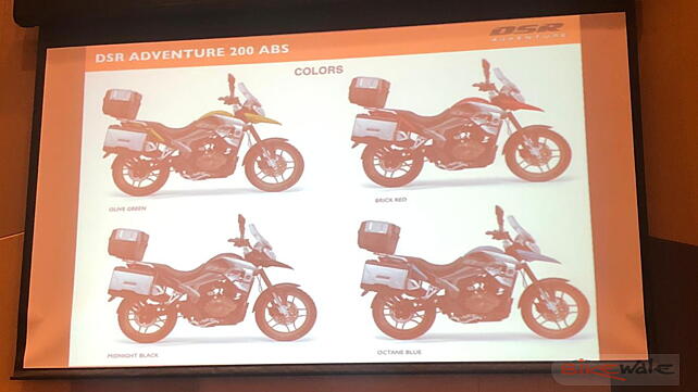 Exclusive! UM DSR Adventure 200 ABS to be sold in four colours