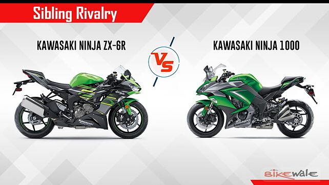 Kawasaki Ninja ZX-6R vs Ninja 1000- Sibling Rivalry