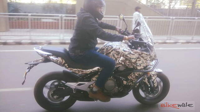 CF Moto 650 MT tourer spotted testing in Hyderabad