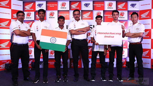 Honda India announces its international racing team for 2019